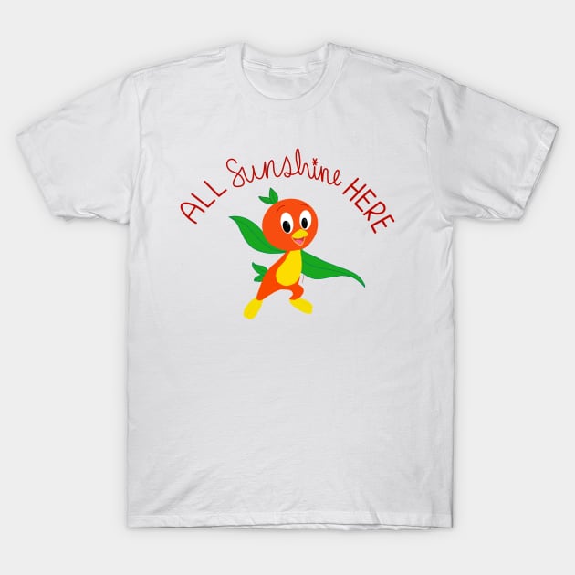 All Sunshine Here T-Shirt by Hundred Acre Woods Designs